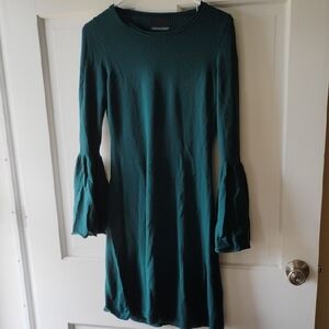 Cynthia Rowley Teal Long Sleeve Dress